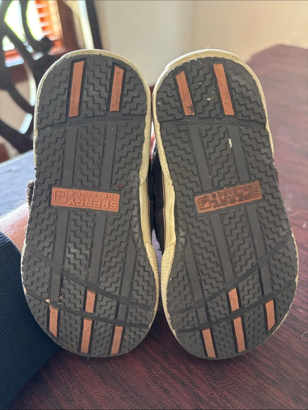 Sperry Kids Dark Brown Suede Boat Shoes